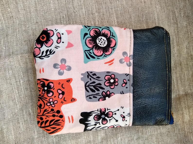 ceramic cat Coin purse