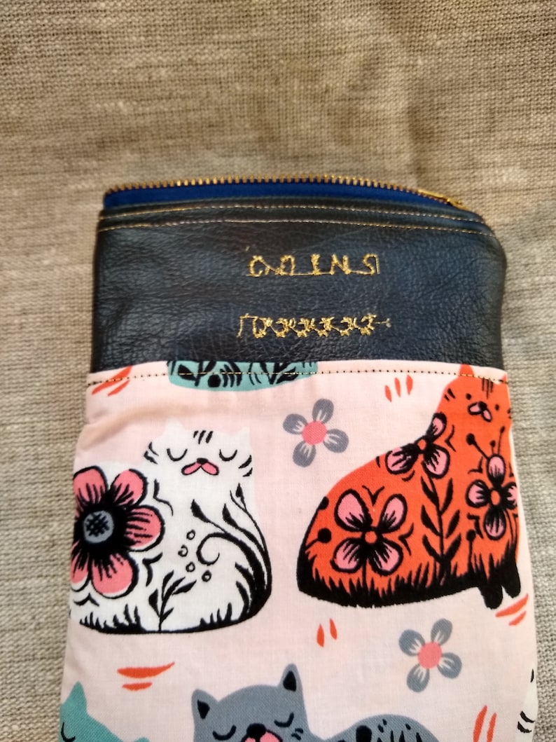 ceramic cat Coin purse