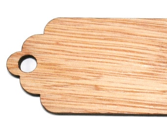 50 x Wooden Plywood Gift / Name Tags / Luggage tags