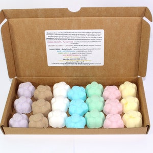 Bath Bombs gift mixed scents of 21 x 10g Flowers Bee Beautiful reduced plastic image 1