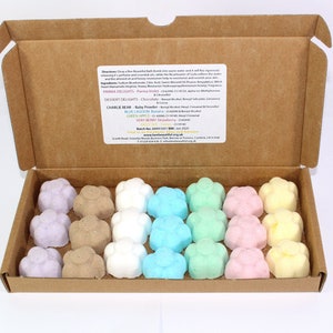 Bath Bombs gift mixed scents of 21 x 10g Flowers Bee Beautiful reduced plastic