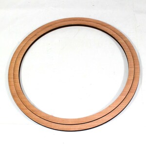 May include: A wooden hoop with two layers, ideal for crafting projects.