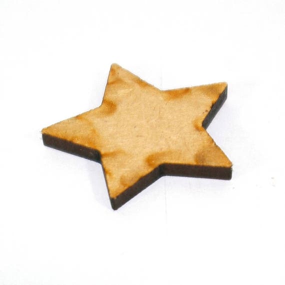 50x Wooden heart shapes 3mm MDF Blank Embellishments Craft 30mmx30mm