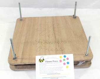 Large Flower Press Wooden 350mm complete kit (35cm) made from 9mm Plywood