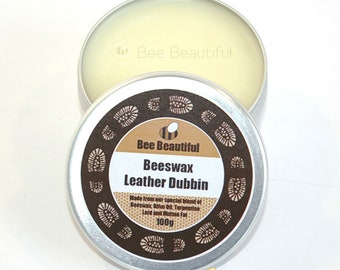 Handmade Leather Dubbin 100g / 150g / 200g with beeswax boot care Bee Beautiful