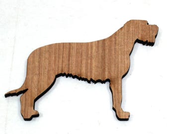 Laser cut plywood Irish Wolfhound Dog shapes 120mm made from 5mm plywood with or without holes