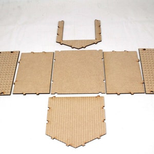 Double Bus Garage. MDF Model Kit. OO/HO Gauge Railway Train Scenery - Foto 6