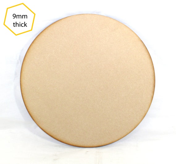MDF wooden Circle 400mm (40cm) Laser Cut Round in 9mm MDF shapes embellishments craft blanks 9mm