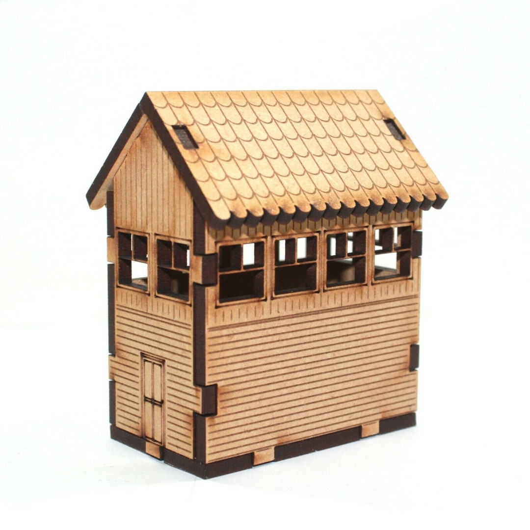 OO Gauge Model Railway MDF Laser Cut Signal Box 00 Etsy UK
