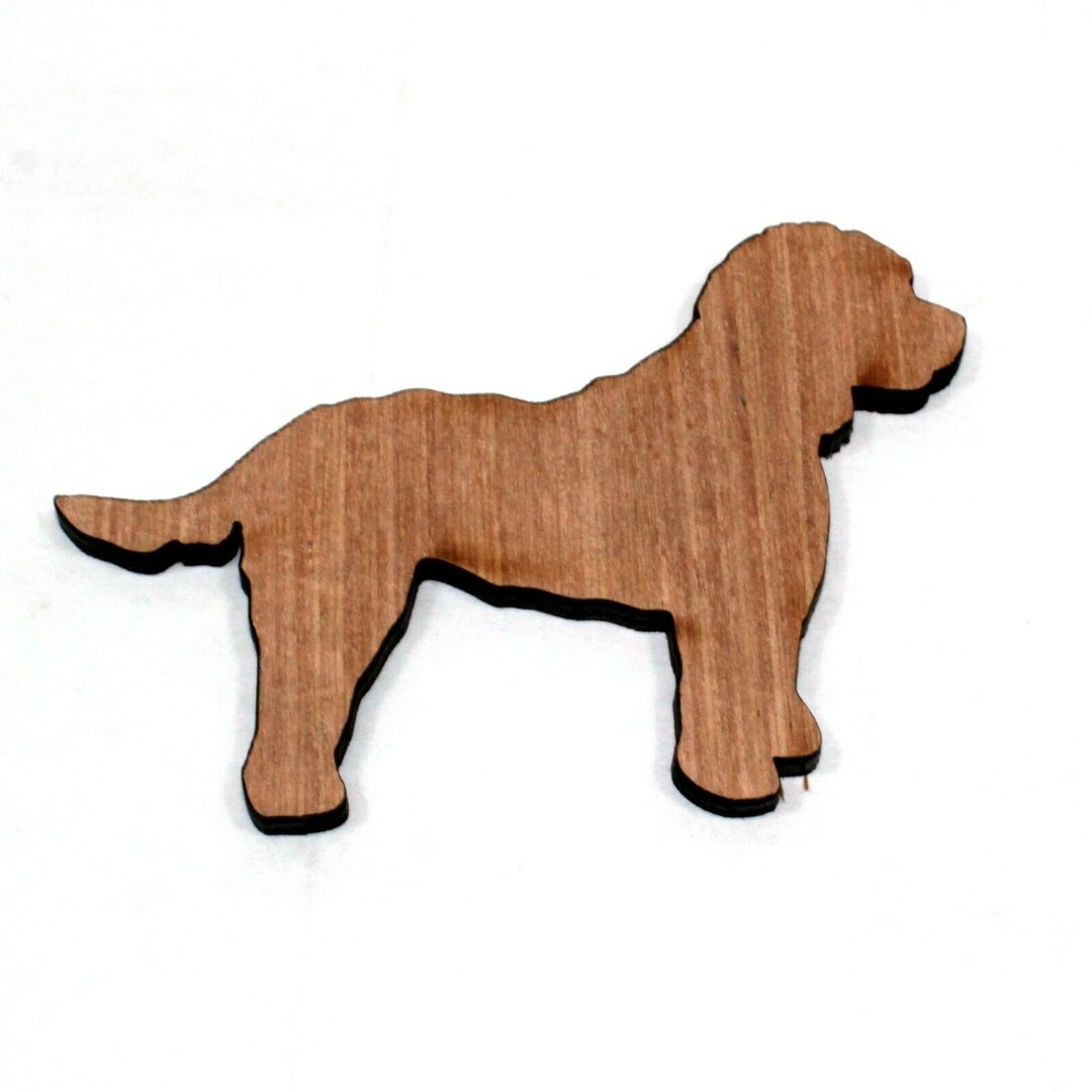 Wooden Cockapoo Dog Shape 100mm Laser Cut From 5mm Plywood With ...
