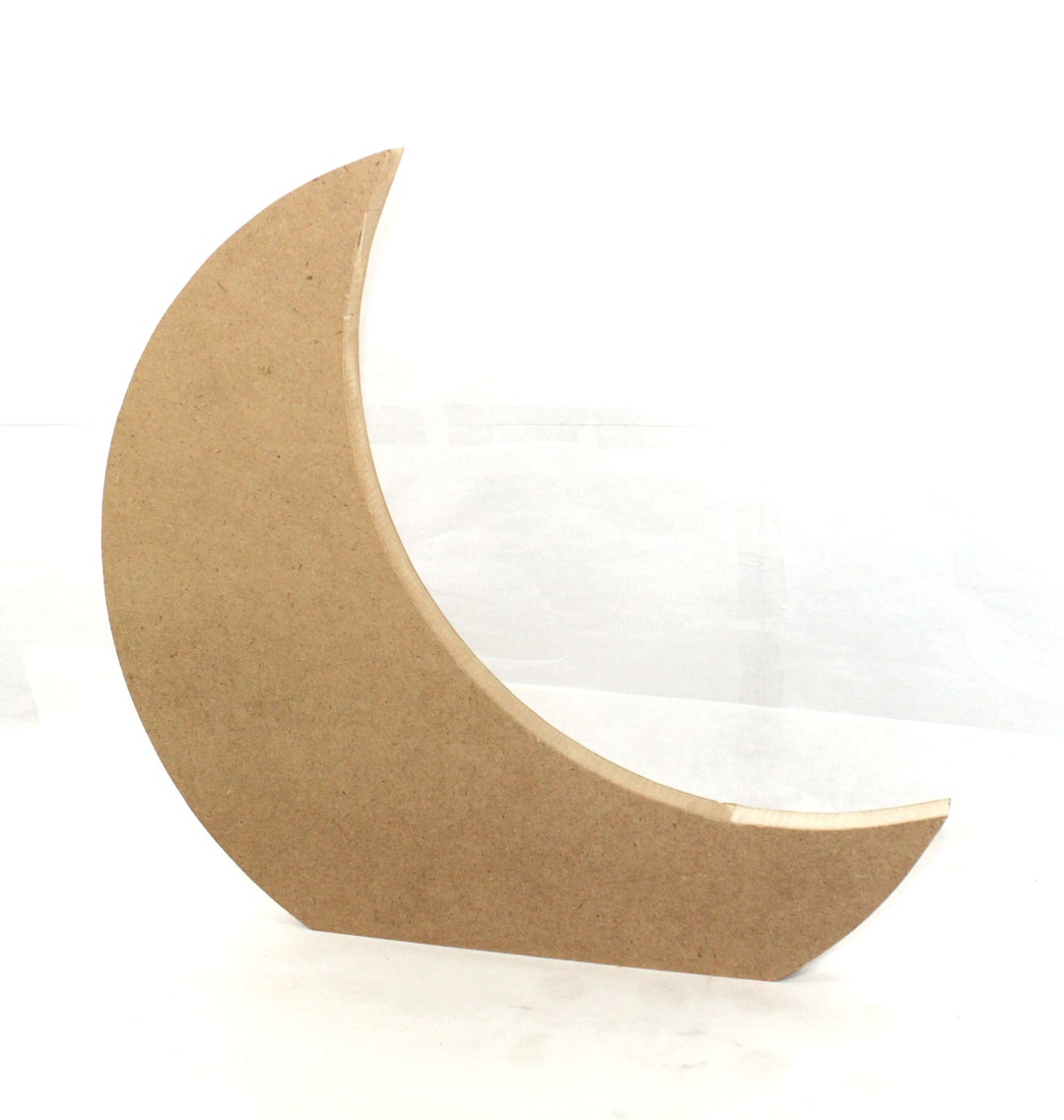 Mdf Moon Shape 400mm (40cm) 18mm MDF - Etsy UK