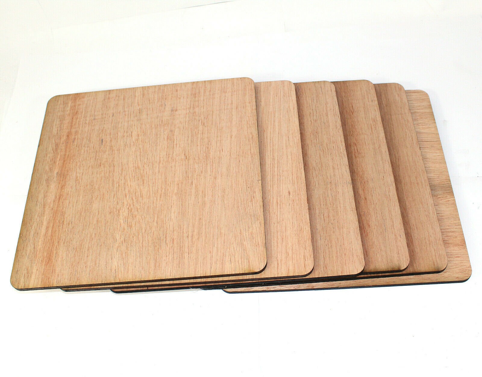 Square Wood Placemats Table Mats Laser Cut Plywood 240mm X Etsy UK
