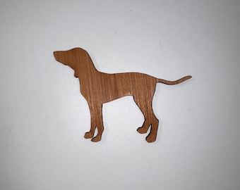 Laser cut plywood Hungarian Vizsla Dog shapes 125mm made from 5mm plywood