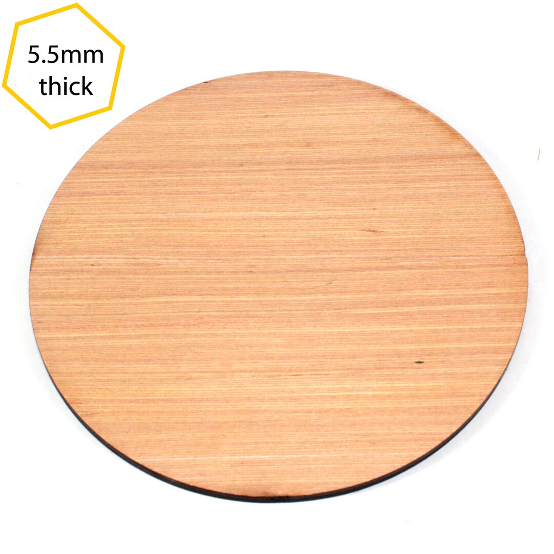 60cm (600mm) Laser Cut Circle Round Shapes Craft Wood Blanks 5mm ...