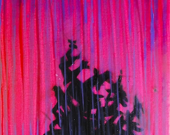 Abstract Expressionist Oil Painting: "Pyramid Scheme" Signed Art