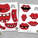 Monster Photo Prop Mouths Printable Instant Download - Etsy