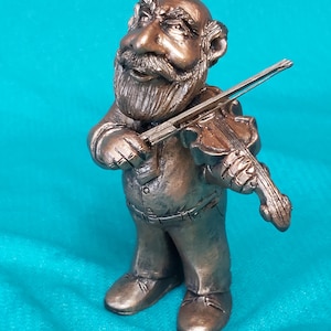 Original ceramic figurine &quot;Violinist&quot;