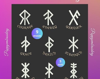 Norse Nordic Viking symbol, machine embroidery designs / INSTANT DOWNLOAD
