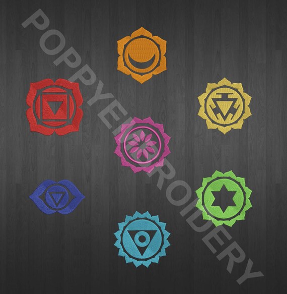 Chakra Zen Om Symbol Meditation Yoga Design For Embroidery Machine Motifs Pour Broderie Machine Instant Download