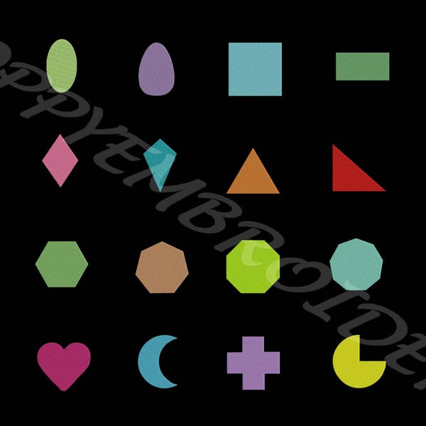 Geometric Embroidery - Etsy - Basic Geometric Patterns For Embroidery