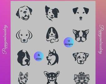 DOG machine embroidery designs / INSTANT DOWNLOAD
