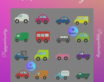 BABY car, machine embroidery designs / INSTANT DOWNLOAD