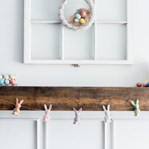 Easter Garland/ Easter Bunny Decoration / Easter Rabbit Decoration / Happy Easter Garland/ Easter home decoration / Easter Pastel Decoration