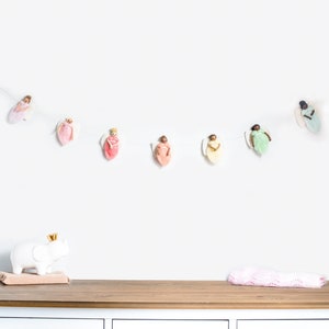 Fairy Garland /Nursery Decoration / Baby Room Decoration / Woodland decoration / Magical decoration / Baby girl Decor