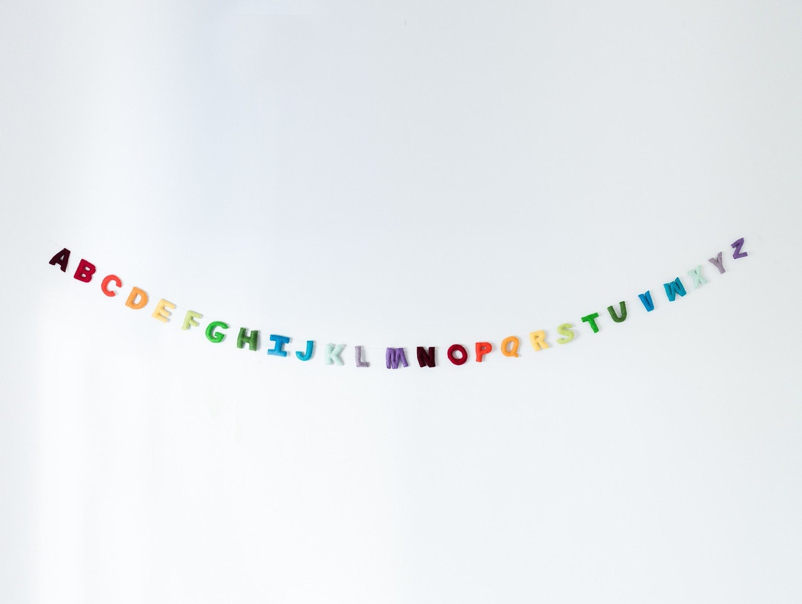 Alphabet Garland / Nursery Decor / Nursery Hanging Wall Art / Etsy