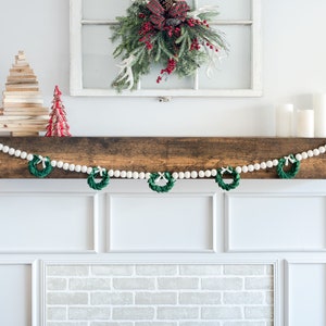 Christmas Garland / Wreath Garland / Holiday Decoration / Christmas Mantel Decoration / Fireplace decoration
