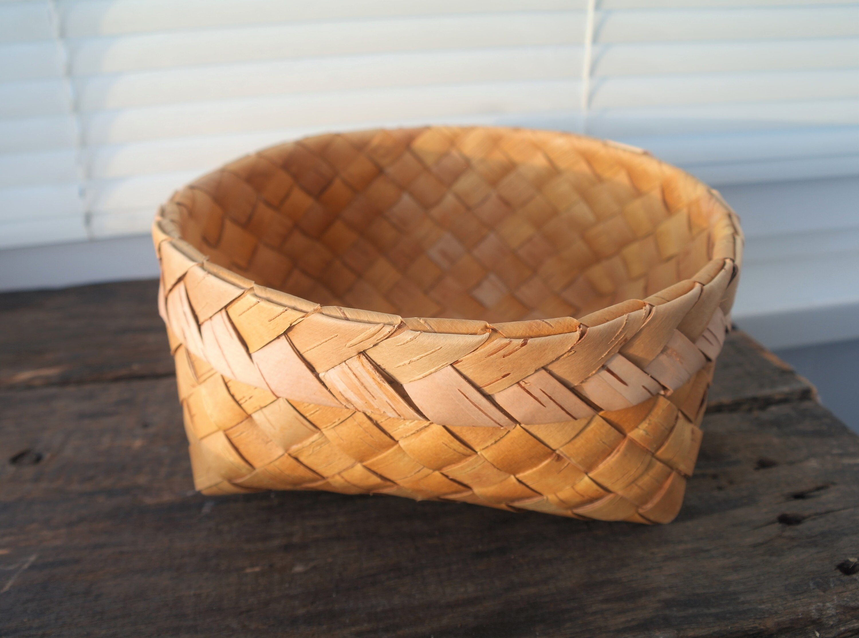 Birch Bark Basket for sale Only 4 left at 65