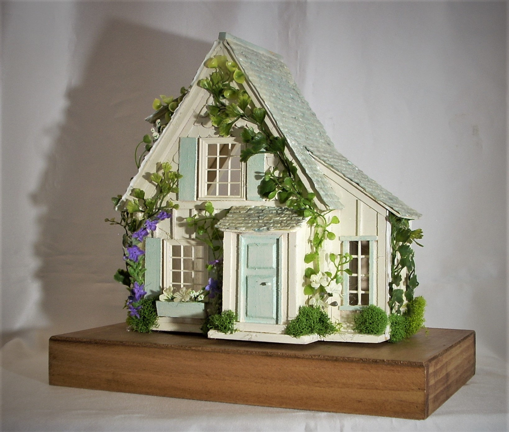 Dollhouse Miniature Coastal Cottage Mini House FREE SHIPPING Etsy