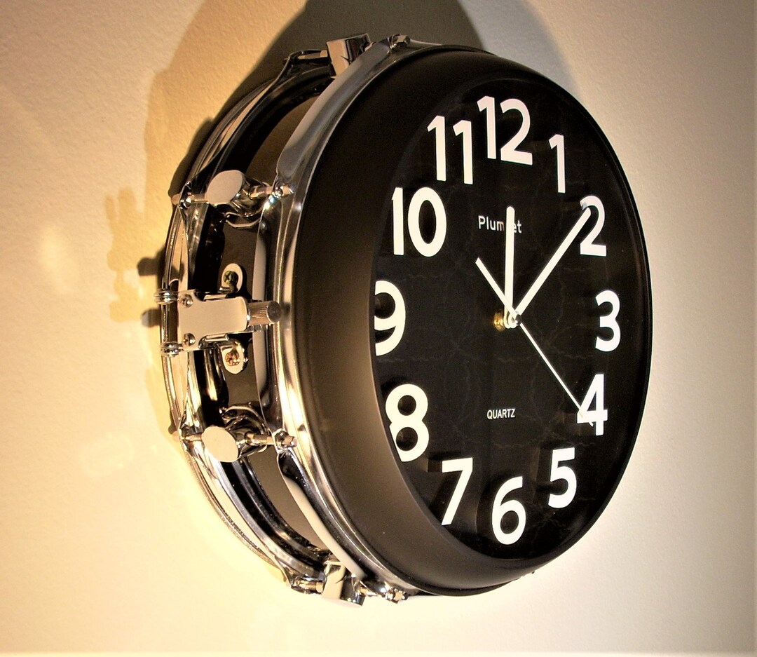 Snare Drum Wall Clock Great MUSICIAN GIFT Gift for Him Free Etsy