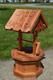 Rough Sawn Cedar Wedding Wishing Well, Rustic Well, Rustic Wedding Well, Rustic Card Box, Cedar Wishing Well, Wedding Well Card Box, garden