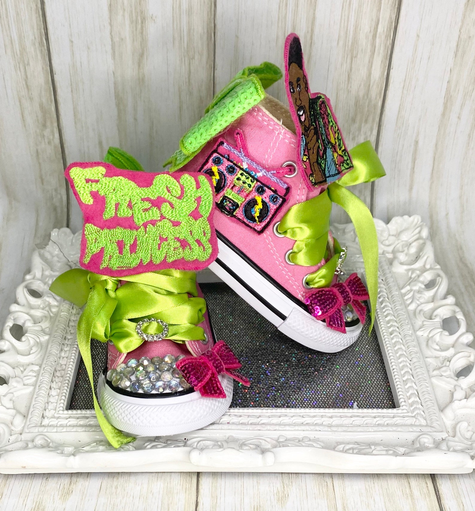 Fresh prince shoes 90s birthday shoes fresh prince birthday | Etsy