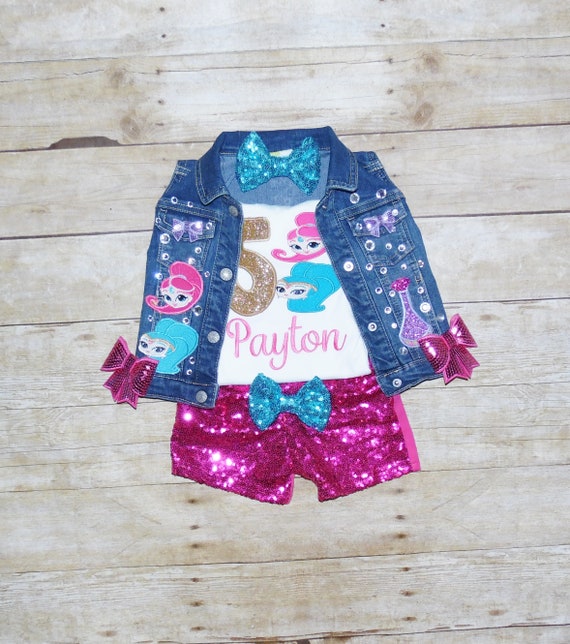 shimmer and shine 1st birthday outfit