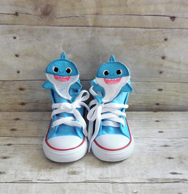 Baby Shark shoes Baby shark shoes Baby shark sneakers baby | Etsy