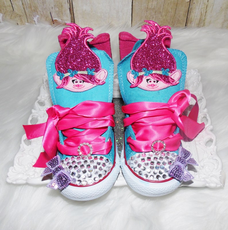 Trolls converse shoes Trolls birthday shoes Poppy birthday Trolls converse shoes Trolls birthday shoes Poppy birthday