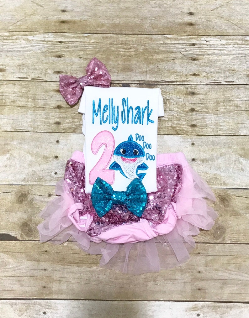 etsy baby shark outfit