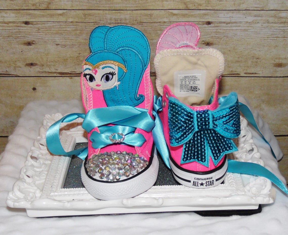 Shimmer and Shine converse shoes Shimmer and Shine birthday Etsy