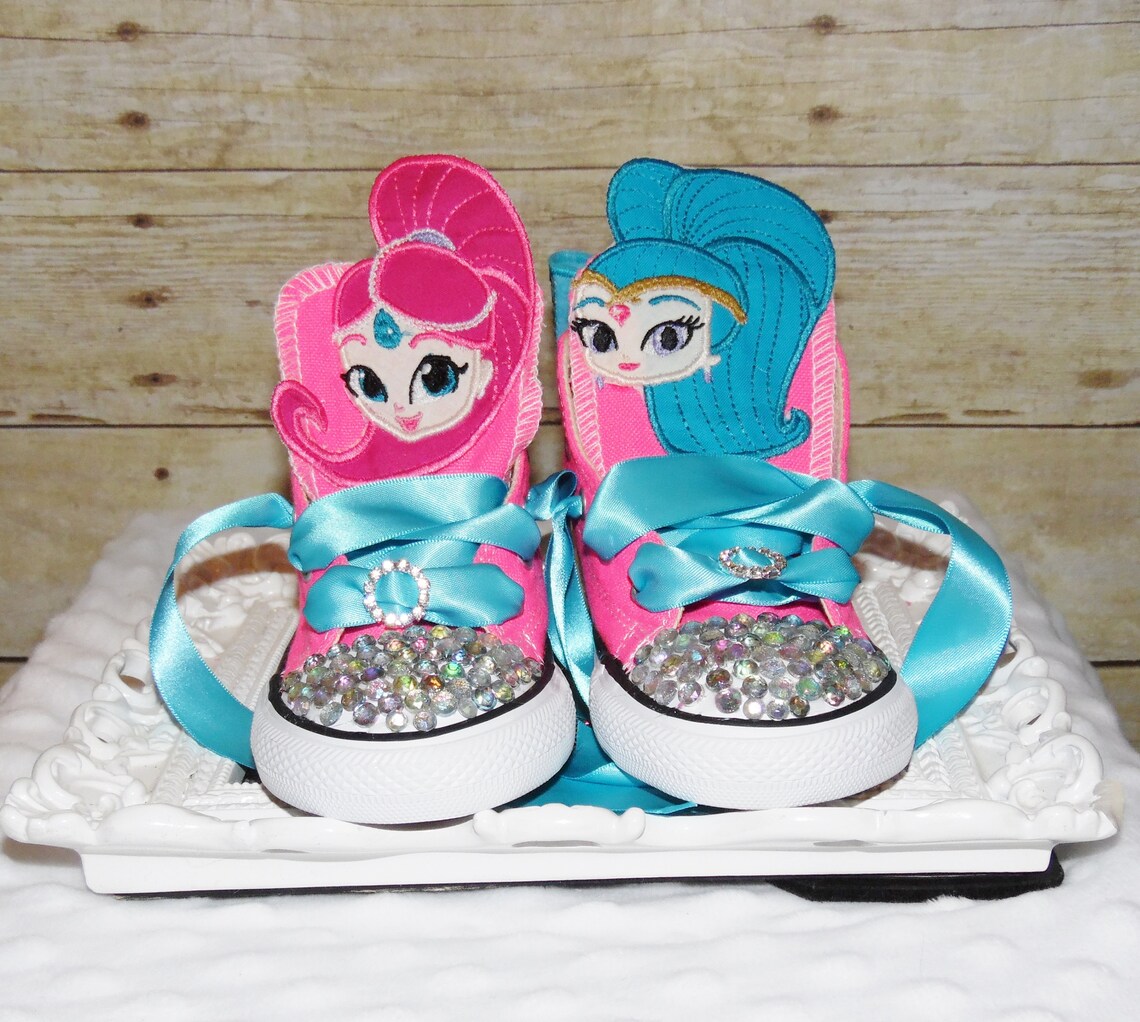 Shimmer and Shine Converse Shoes Shimmer and Shine Birthday Etsy
