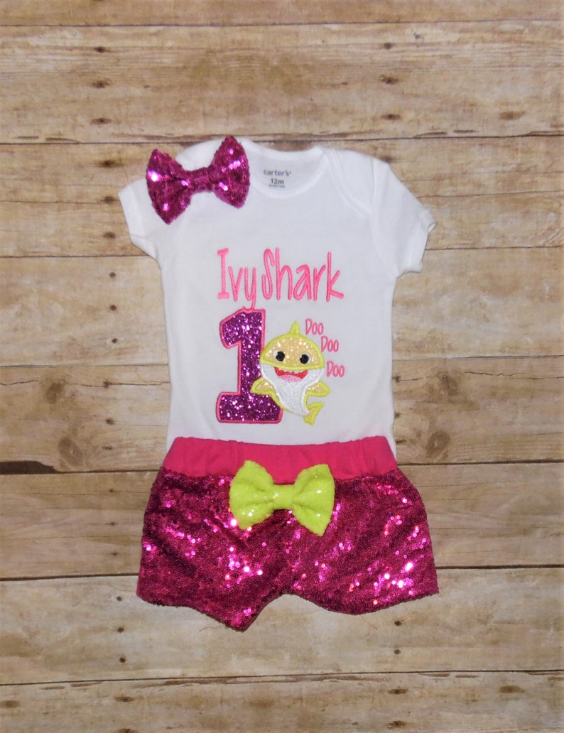 etsy baby shark outfit