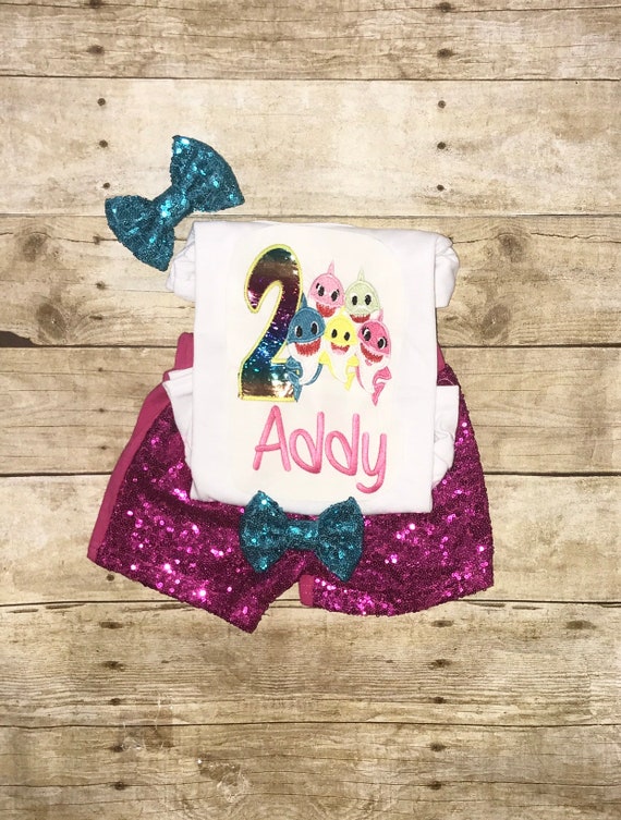 etsy baby shark outfit