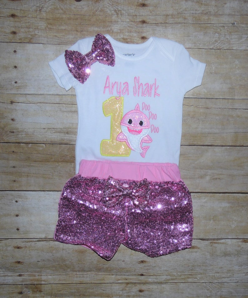 etsy baby shark outfit