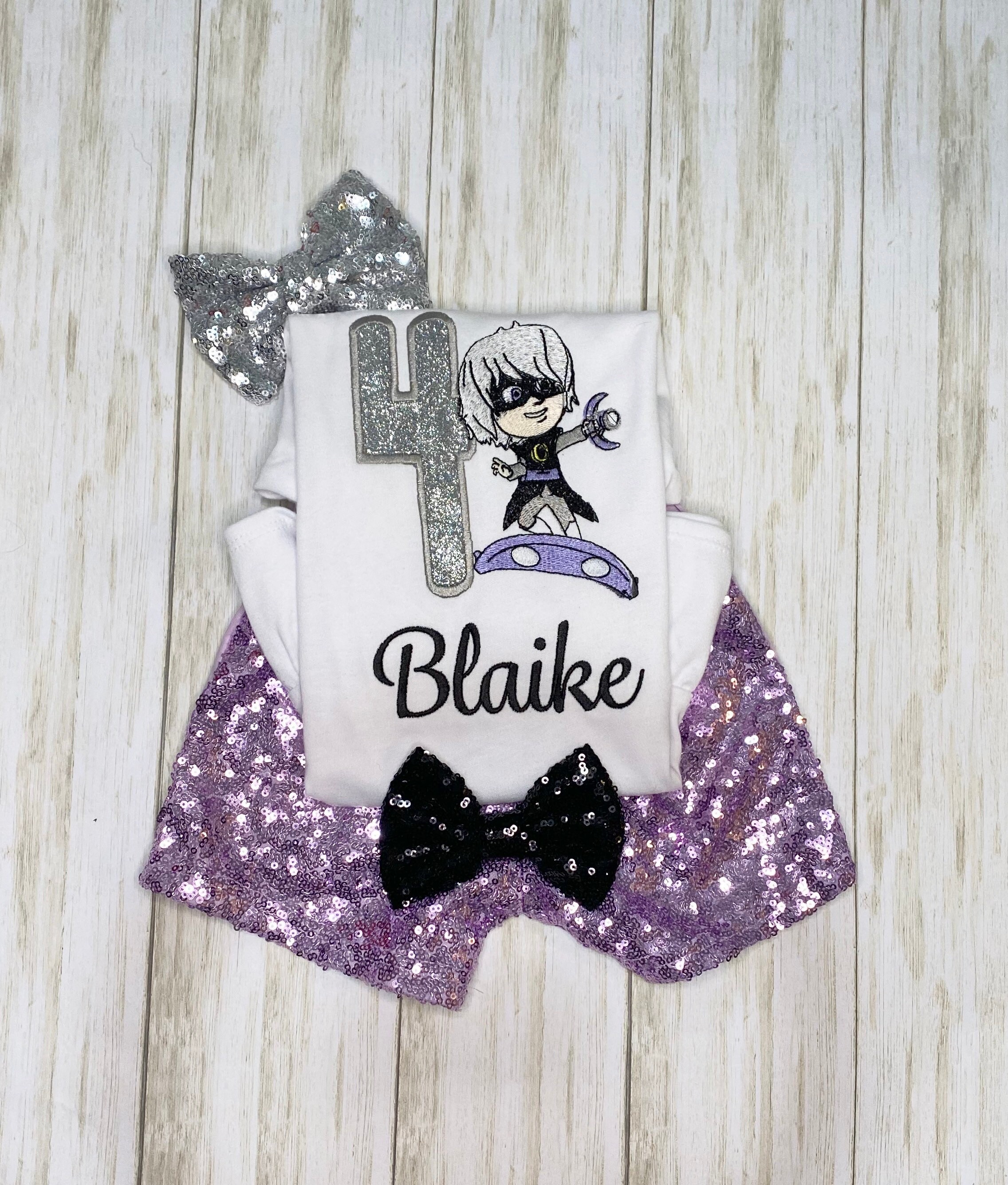 PJ Mask outfit Luna girl outfit Luna girl pj mask outfit pj Etsy