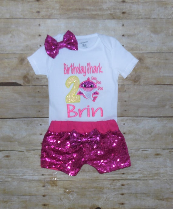 etsy baby shark outfit