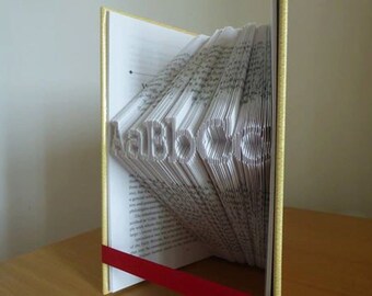 embossed alphabet pattern words