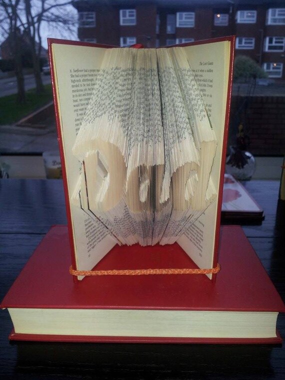 Dad Fancy Font Folded Book Art pattern PDF Free Etsy UK