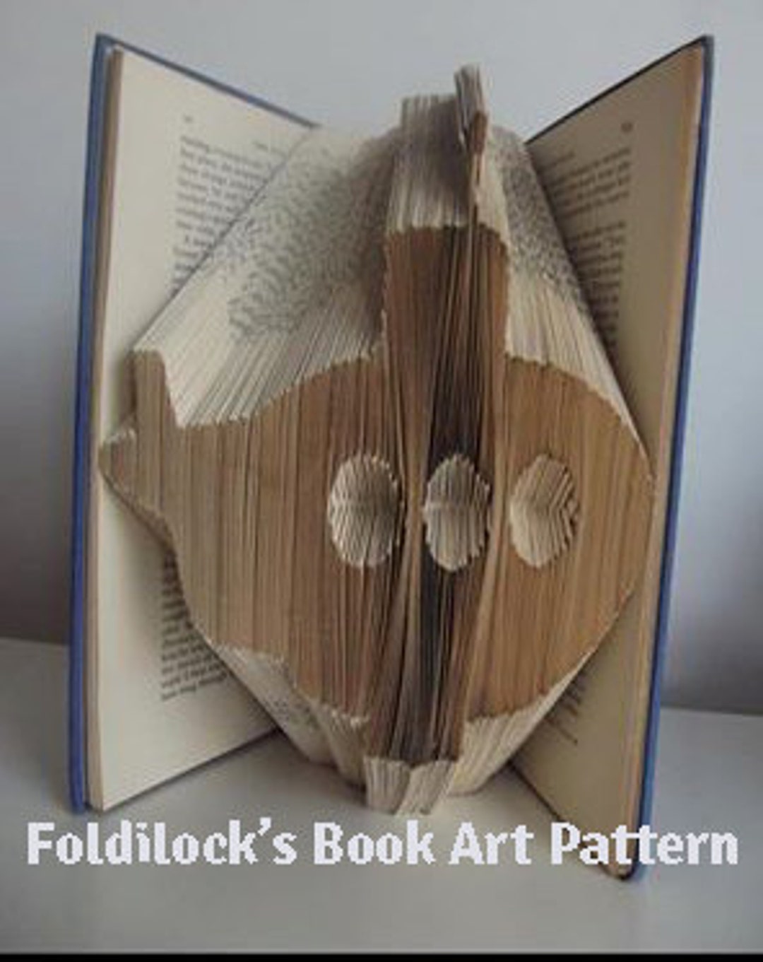 Submarine Folded Book Art **pattern** Instant Download PDF File. Love ...