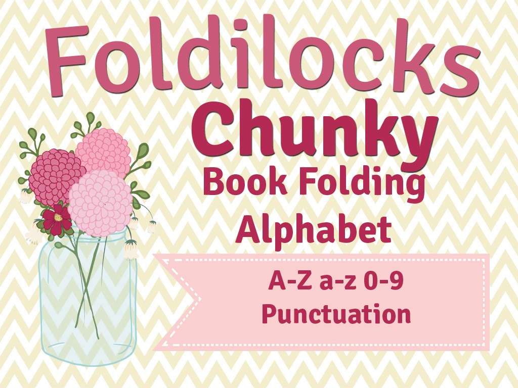 Book Fold Alphabet - Etsy